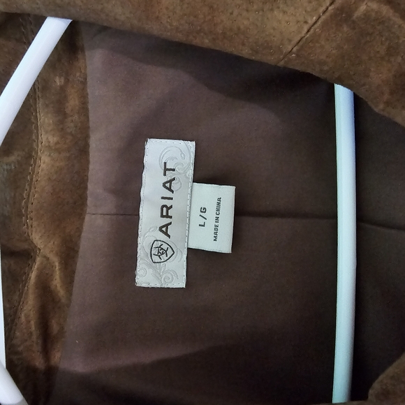 Suede Ariat Jacket - Picture 6 of 6